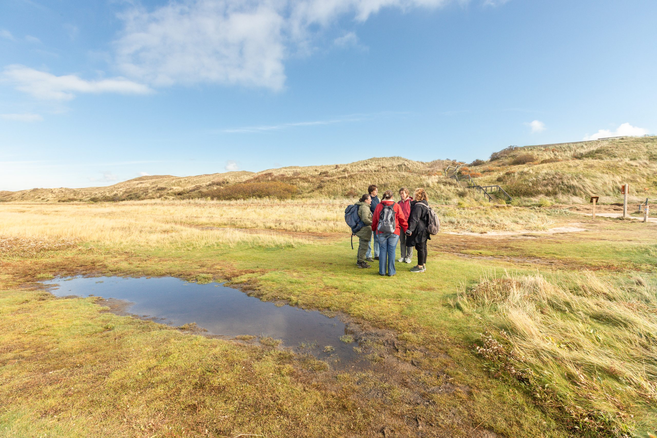 verbinding bij de Texel retraite